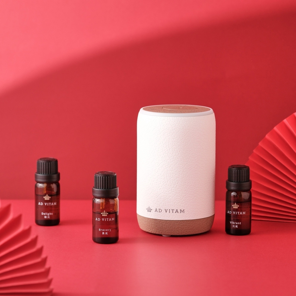 【金曦繁盛】能量精油3入+純霧無線擴香儀｜新年開運學