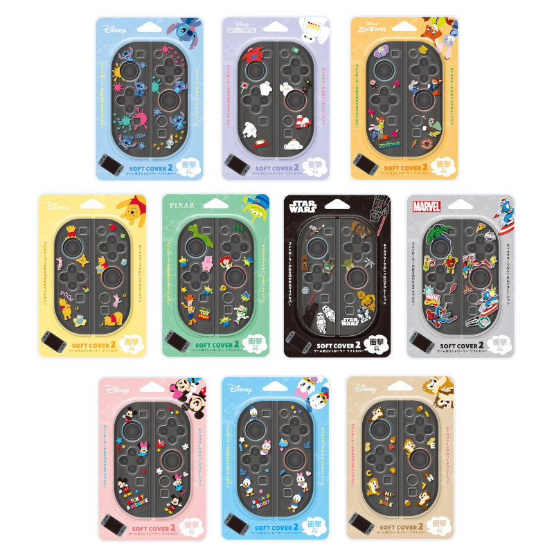 【NS2周邊】PGA 迪士尼 Joy-Con TPU保護套(多款可選) -2026-3~4月預定