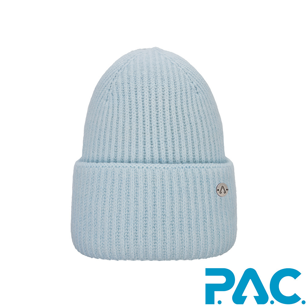 【PAC 德國】KENJA羊駝毛帽(PAC40101008天藍/透氣/保暖/針織帽/毛線帽/奶嘴帽)