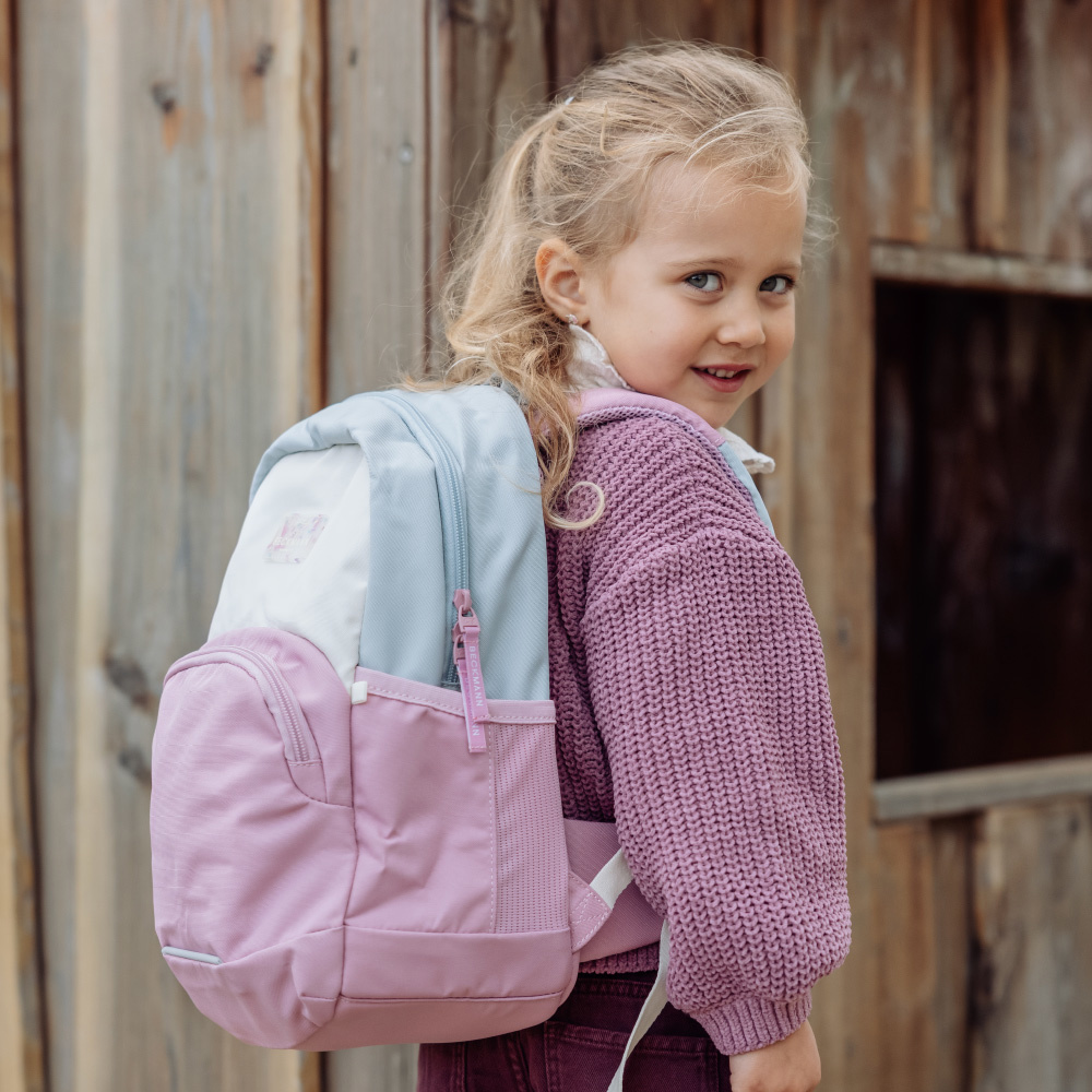 Sport Mini 幼兒護脊背包 12L - 粉彩拼接