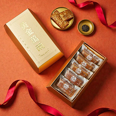 【起士公爵】【2026 年節禮盒】 黃金萬兩．黑松露墨金費雪禮盒 ( 5入/盒)