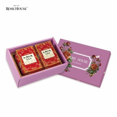 【古典玫瑰園】紅顏珍珠花蔘茶兩入禮盒 (新年特惠禮盒)