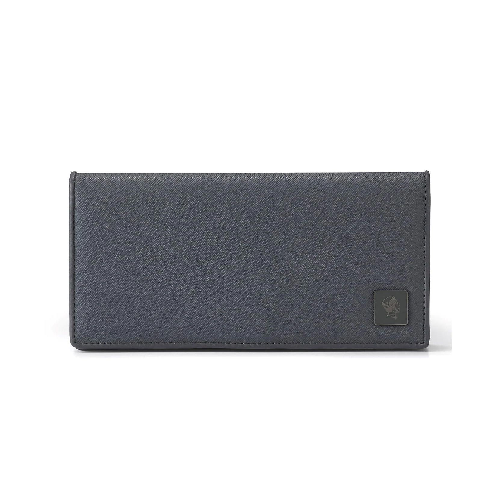 【PORTER INTERNATIONAL】BEND 真皮長夾 11344-03116 (沉靜灰)