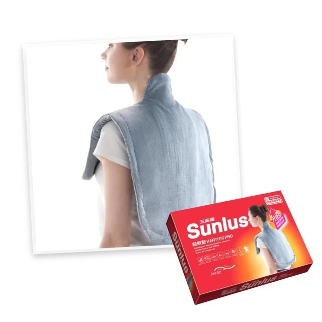 【台隆手創館】Sunlus三樂事 頸肩雙用柔毛熱敷墊-升級款(SP1305)