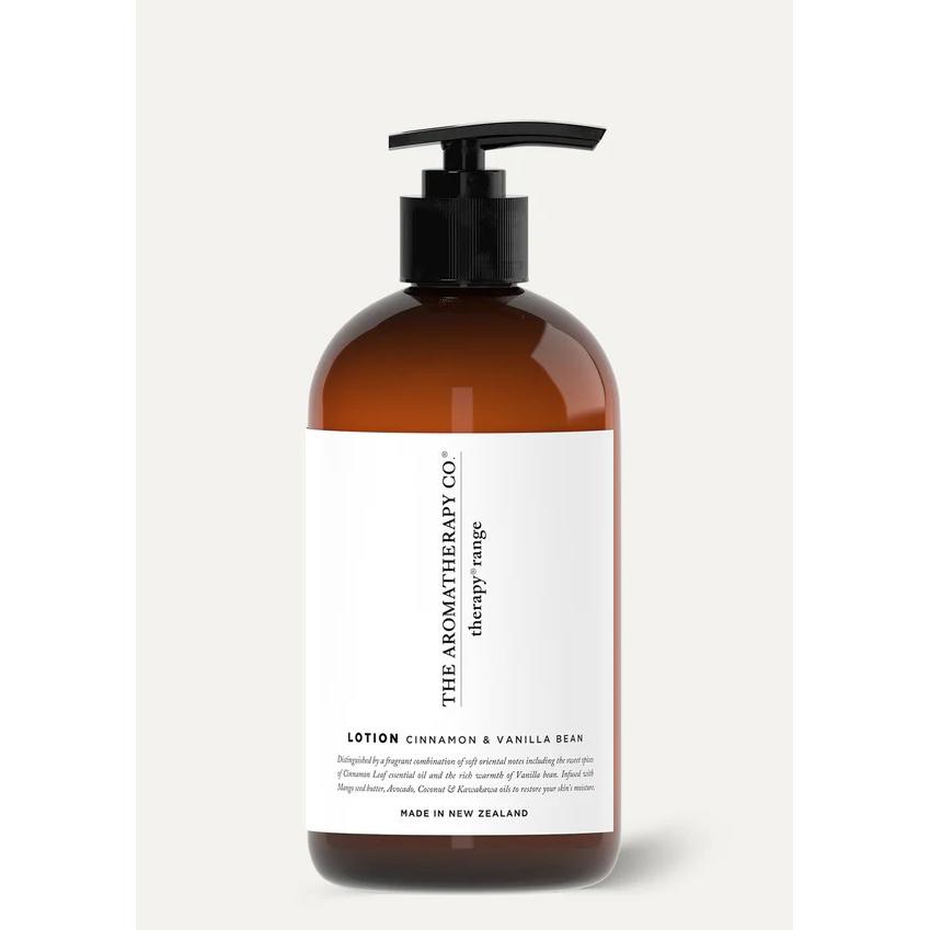 紐西蘭 Therapy Range 身體乳-肉桂和香草豆 500ml