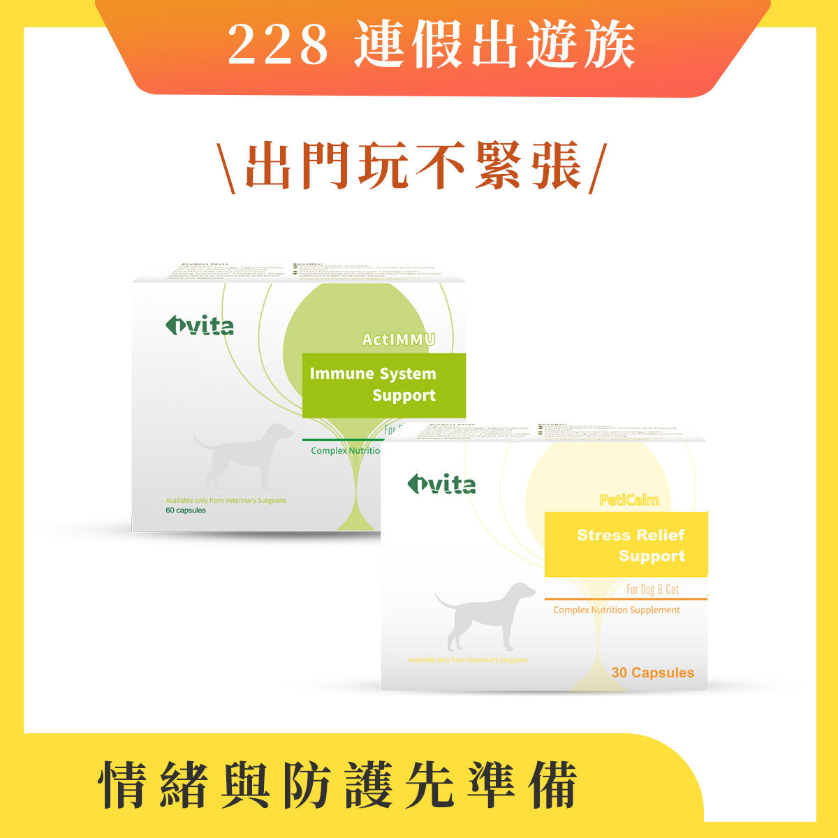 【228 連假出遊族】情緒 × 免疫