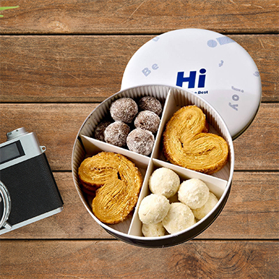 【Hi】Hi法式焦糖蝴蝶酥x希臘雪球組合(香草核桃&濃情可可)