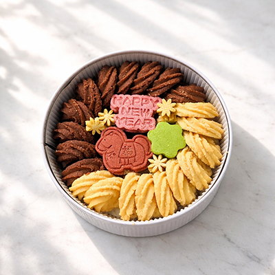 【Hi】HI 2026福米滿盒鐵盒餅乾//無麩質 x 馬年🐴限定春聯磁吸貼