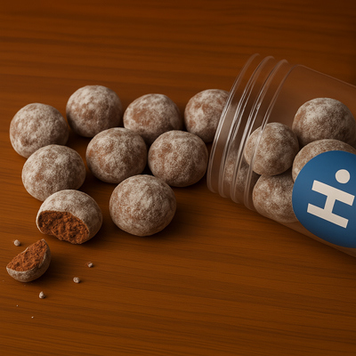 【Hi】｜手工餅乾系列｜雪球餅乾 -雙倍可可- 入口即化 手工餅乾