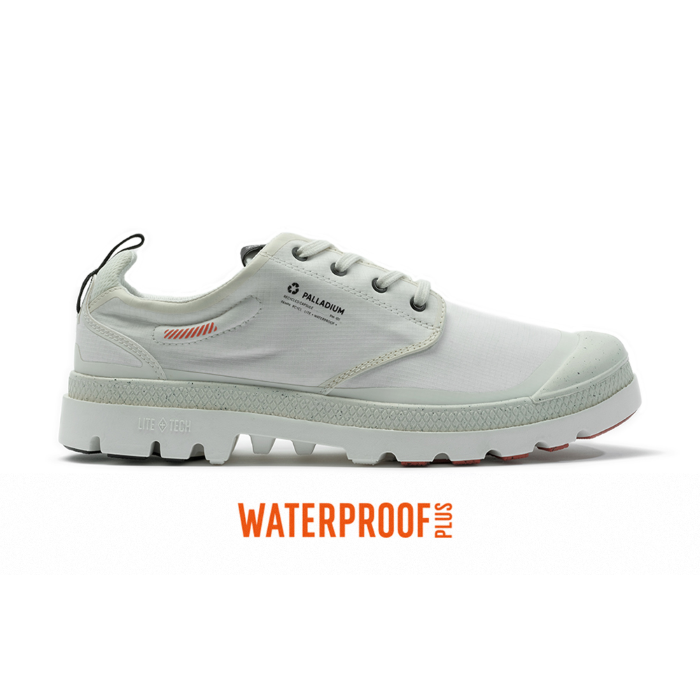 【PALLADIUM】PAMPA LO RCYL L+ WP 防水靴 白(79145-116)