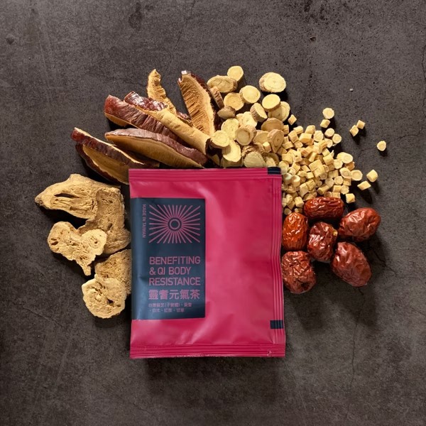【Simple zone】Planttheory【補氣 精神 活力滿滿】靈耆元氣茶｜靈芝 黃耆 白朮 紅棗 甘草｜10入｜無咖啡因 漢方茶｜養生