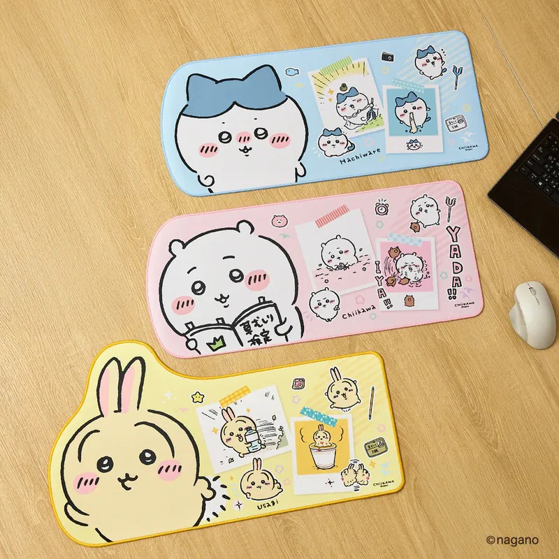 *吉伊卡哇 超大滑鼠墊(桌墊)-吉伊卡哇/小八貓/兔兔烏薩奇