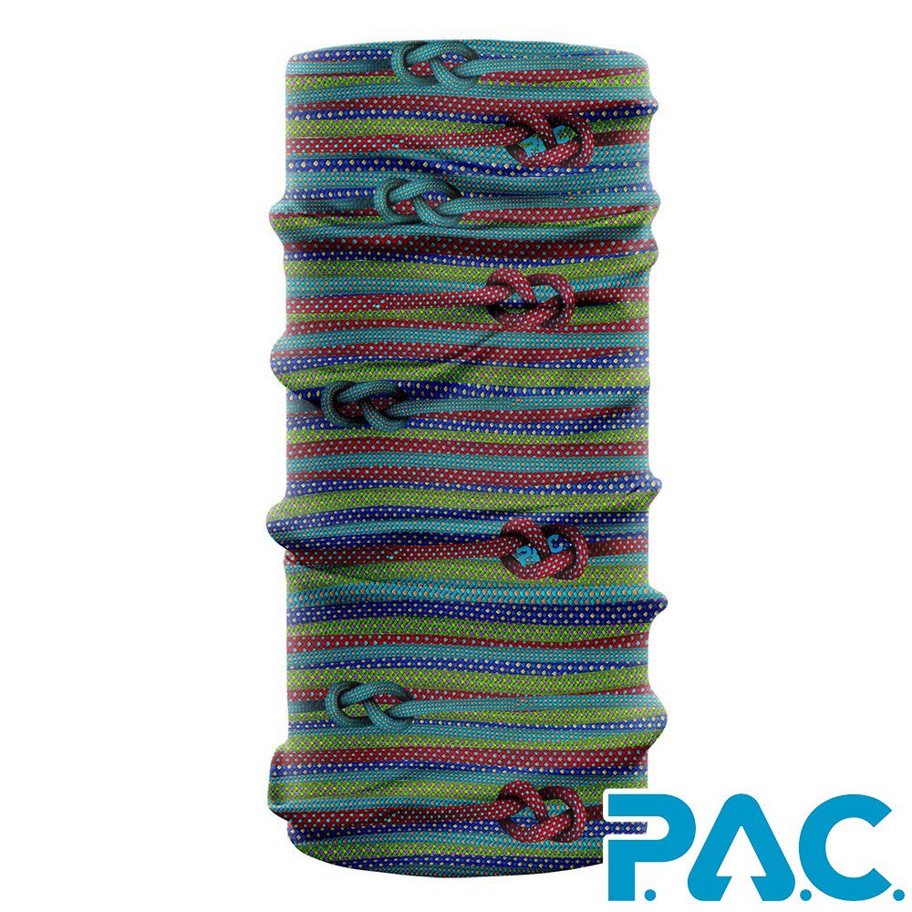 【PAC 德國】透氣排汗經典頭巾(PAC8810458多彩繩結/透氣/抗臭/快乾/抗UV/無縫頭巾)