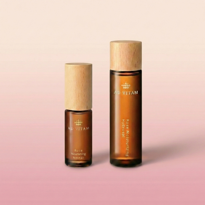 晨曦玫瑰雙效修護組｜AD VITAM 大馬士革玫瑰全系列