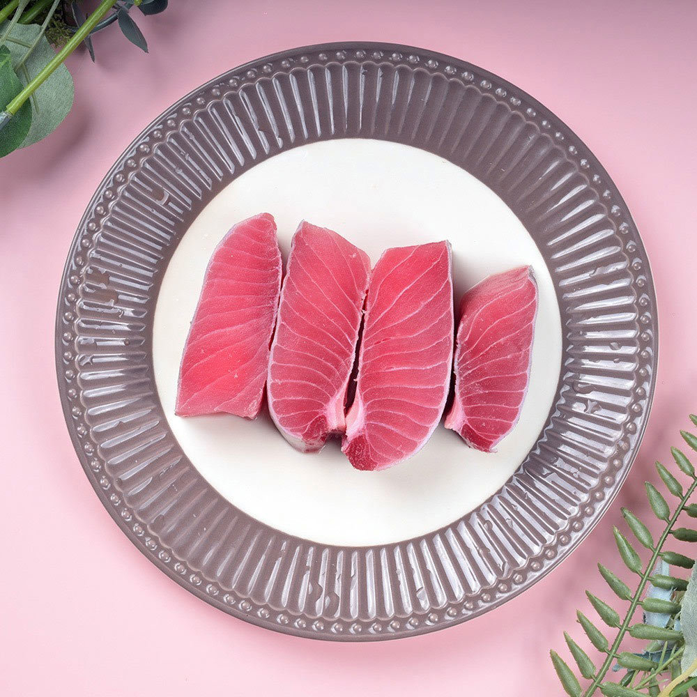 【一夫水產】☆大目/黃鰭 鮪魚腹肉(250g±3%/包)-廠商直送
