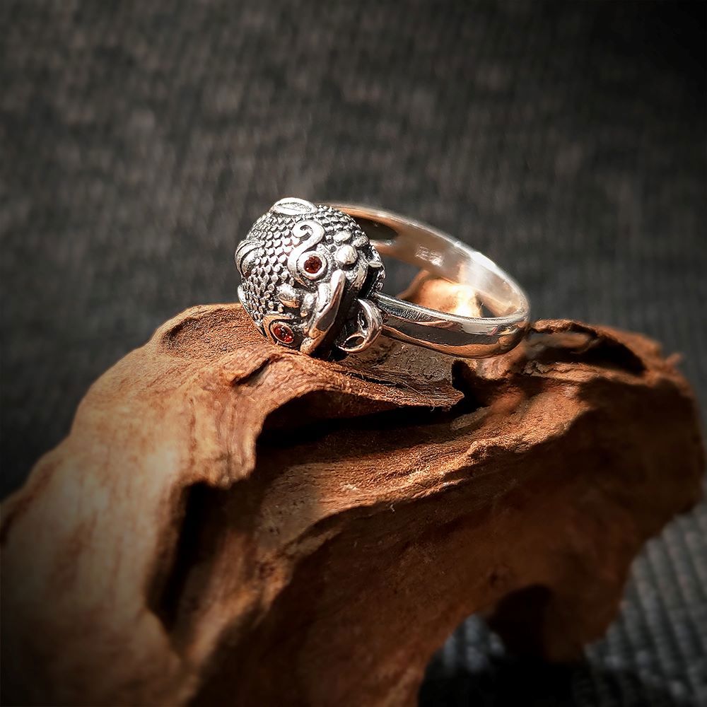 吸金財富貔貅純銀戒 (招財運/化煞辟邪/旺財庫/聚財氣)