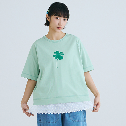 【E-WEAR】幸運王印花上衣 - 三色