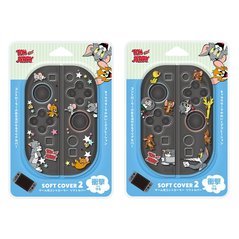 【NS2周邊】PGA 湯姆貓與傑利鼠 Joy-Con TPU保護套-經典角色/Funny Art -2026-3~4月預定