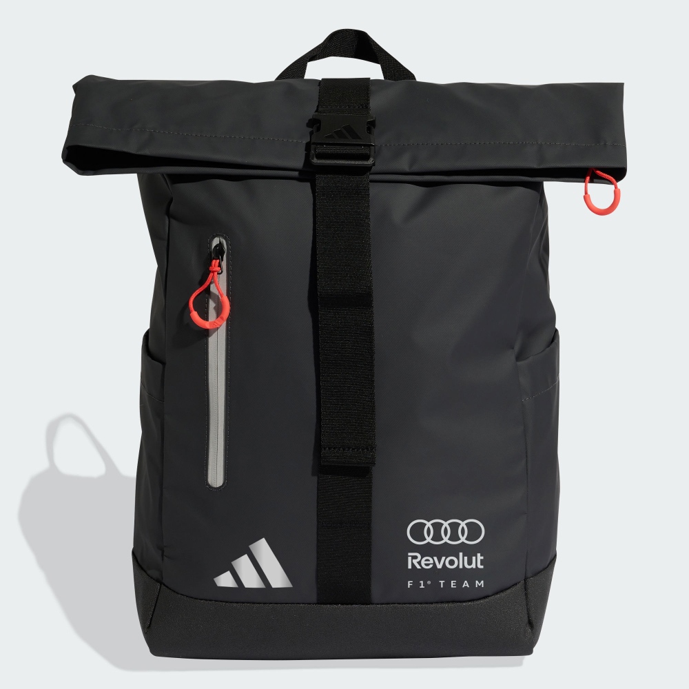 19 black and white laptop backpack D.C. United 19