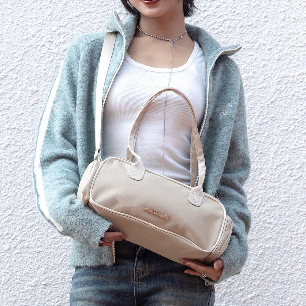 RITE 環保紗系列 EV07 BaguetteBag法棍包－L－栗子泥