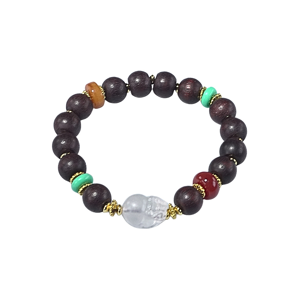 貔貅降真木手珠 (招財運/聚財氣/旺事業/穩財庫)