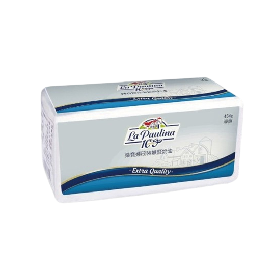 【優惠 三入組】La Paulina樂寶娜無鹽奶油 454g
