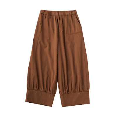 【E-WEAR】褲口拼接造型寬褲 F  (女王節DM商品)