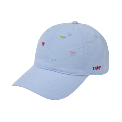 【W.SOUL】繽紛蝴蝶結鴨舌帽 2件優惠(藍/粉) (女王節DM商品)