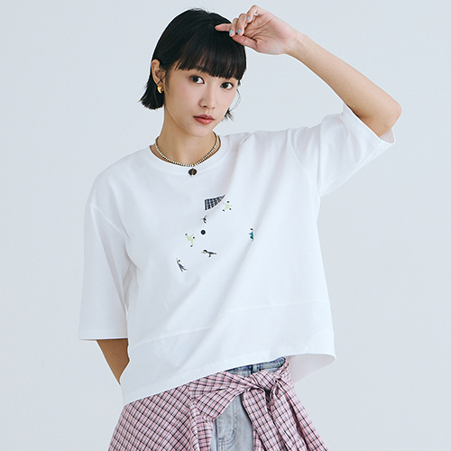 【E-WEAR】功夫足球印花純棉上衣 - 三色