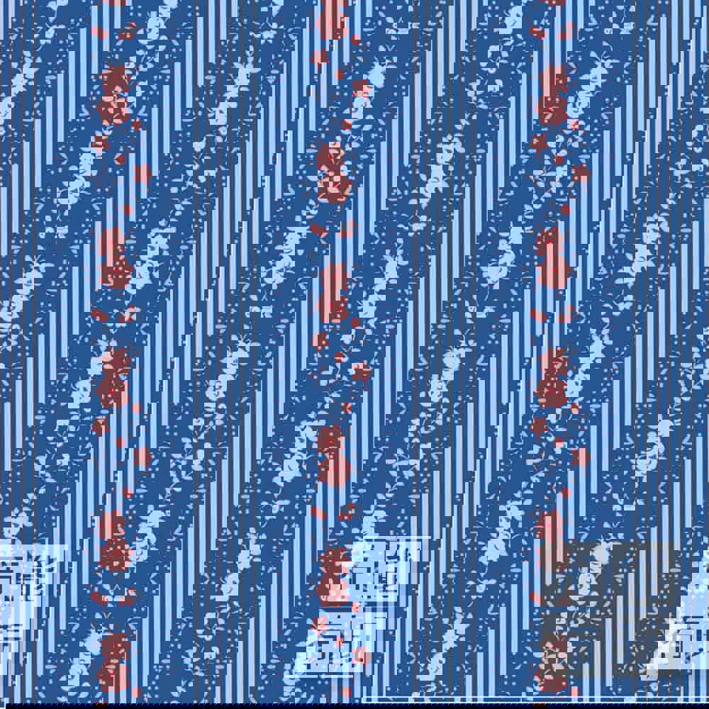 【2026年特別版新品預購】Tilda Something Blue 藍釉棉布: 丹寧藍色克拉梅 110167