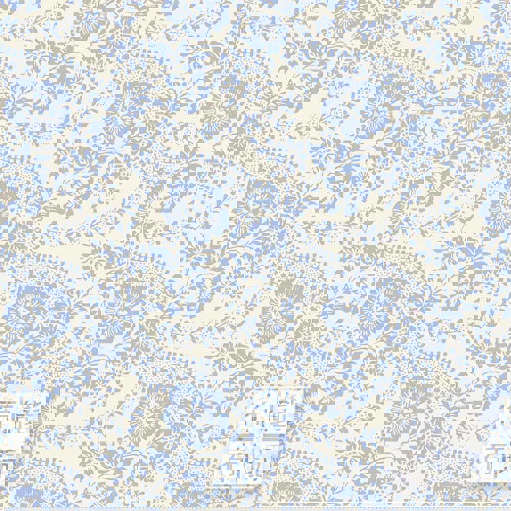 【2026年特別版新品預購】Tilda Something Blue 藍釉棉布: 天空藍賽拉斯特 110162