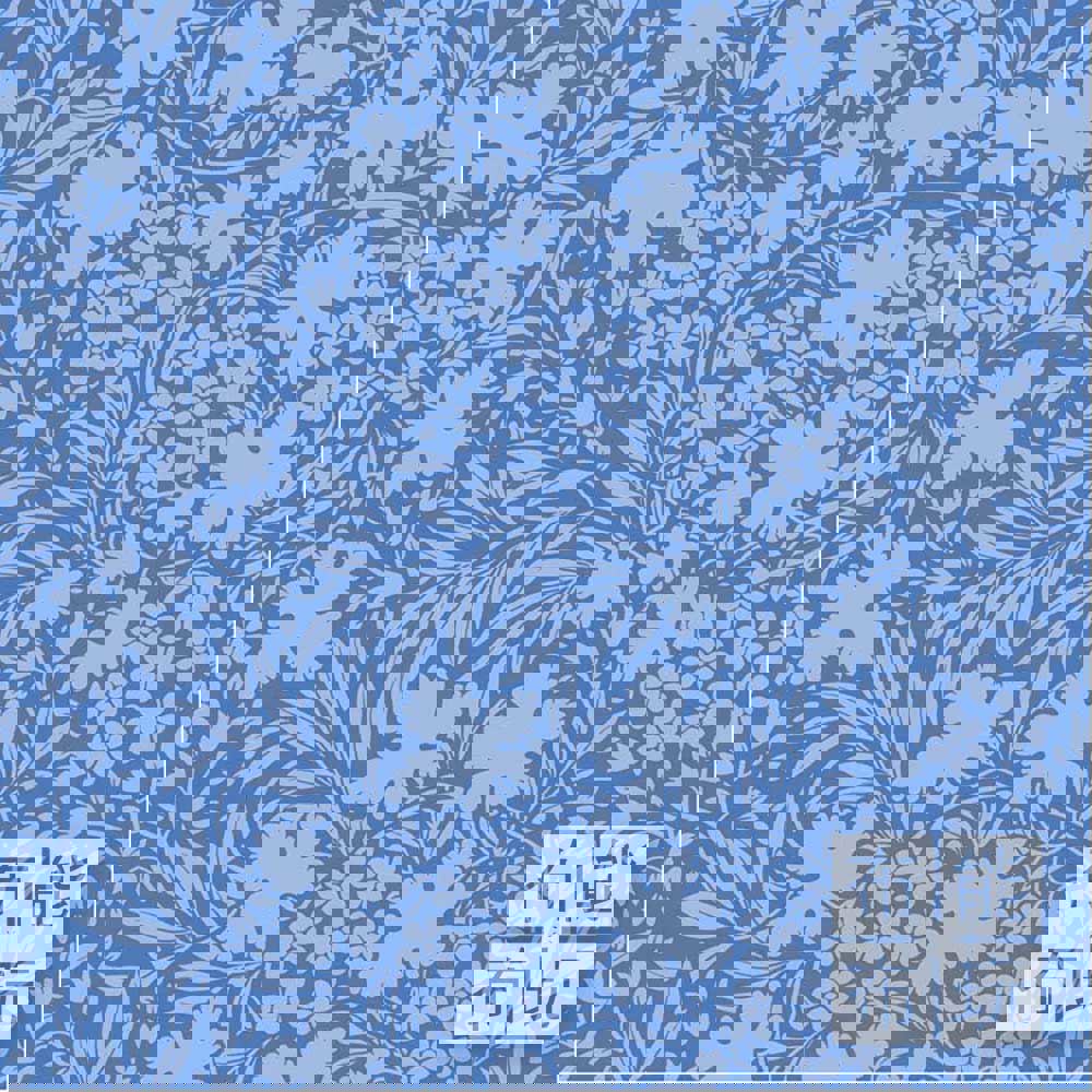 【2026年特別版新品預購】Tilda Something Blue 藍釉棉布: 矢車菊藍色花叢 100678