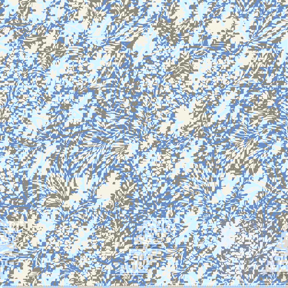 【2026年特別版新品預購】Tilda Something Blue 藍釉棉布: 藍色花叢 100668