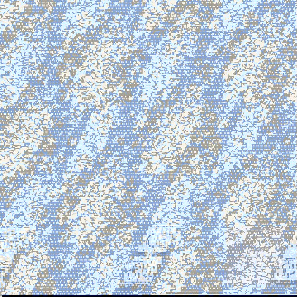 【2026年特別版新品預購】Tilda Something Blue 藍釉棉布: 天空藍野餐 100666