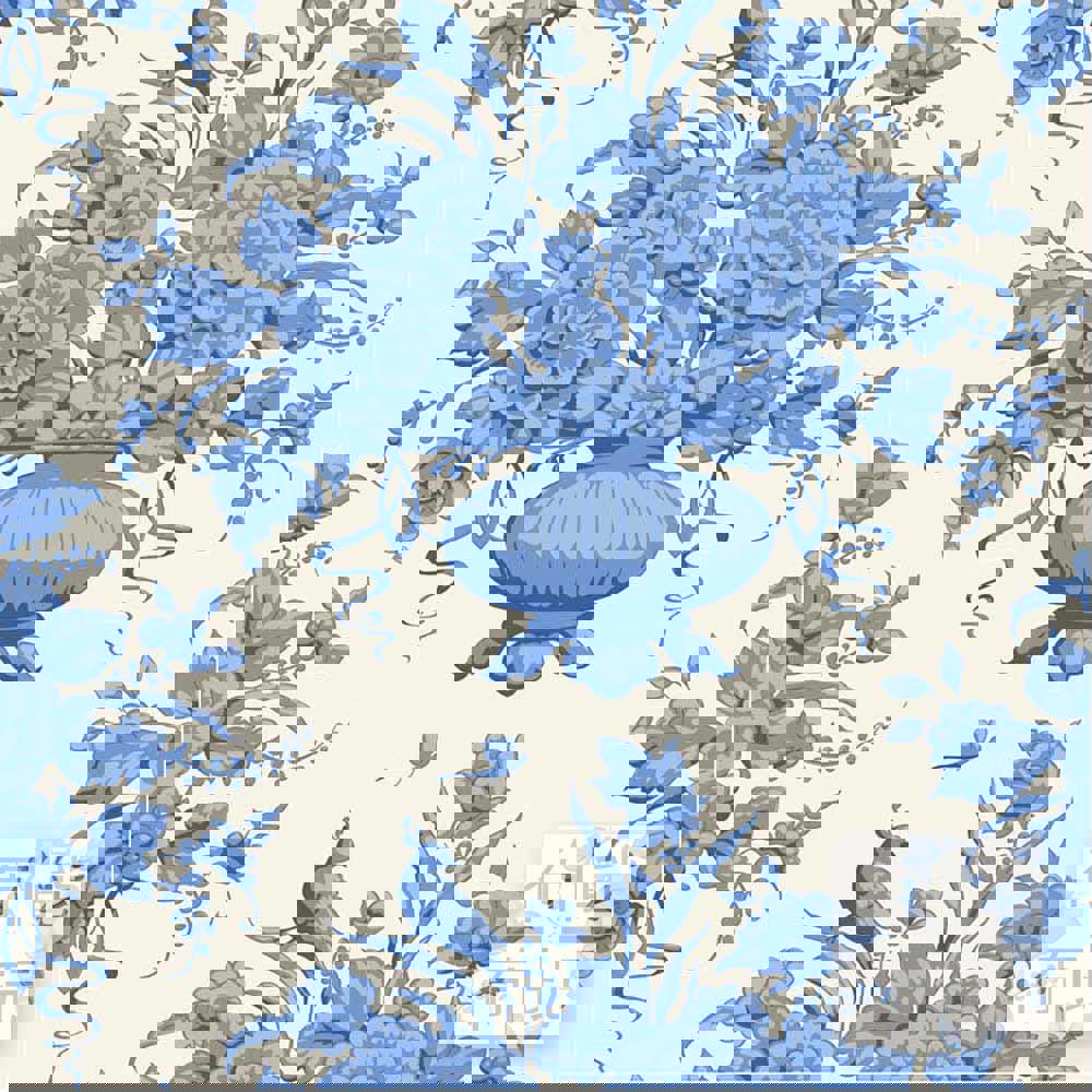 【2026年特別版新品預購】Tilda Something Blue 藍釉棉布: 藍色阿菲納 100662