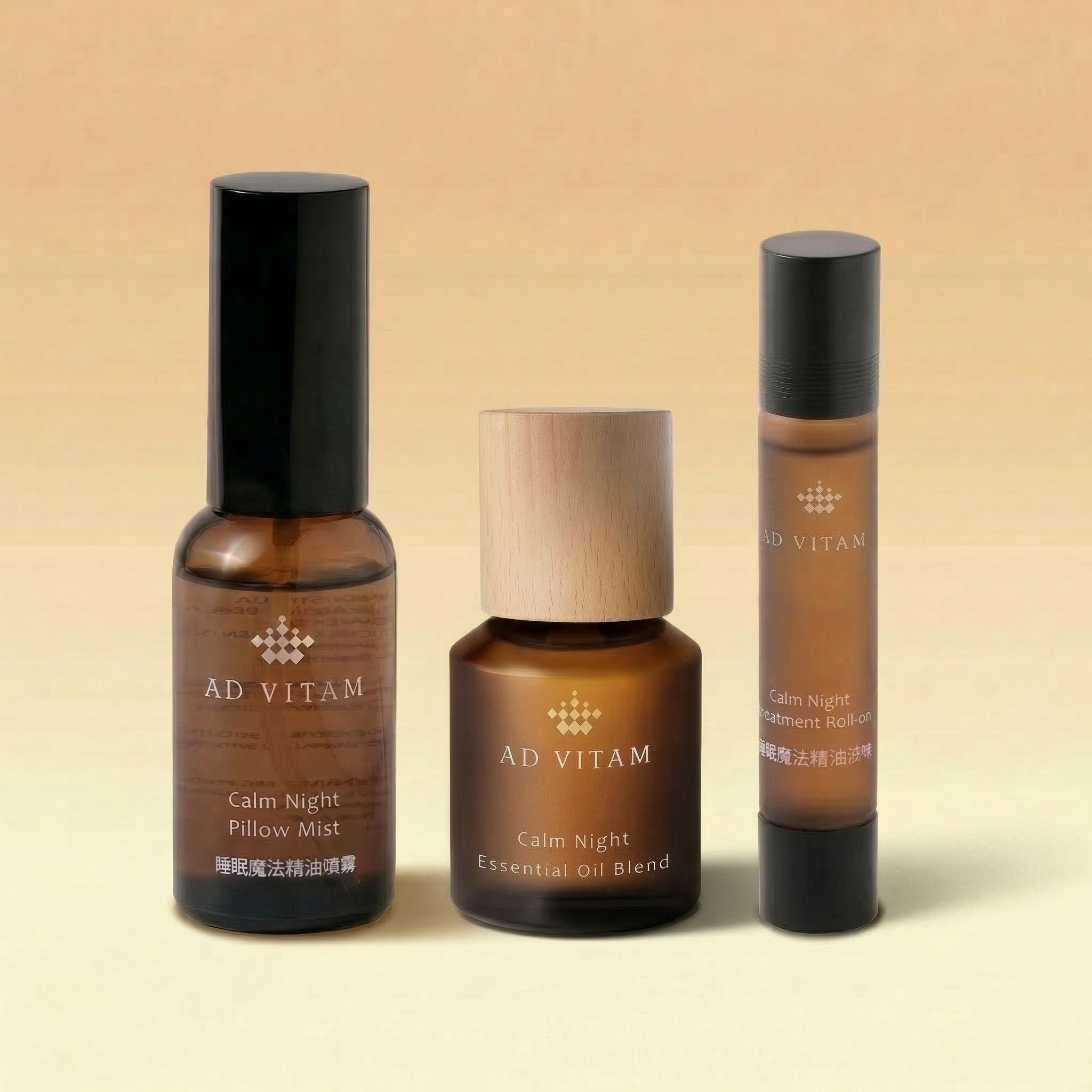 沈浸入夢｜睡眠魔法精油噴霧+精油滾珠+複方純精油｜春日夢遊 — AD VITAM 睡眠魔法系列