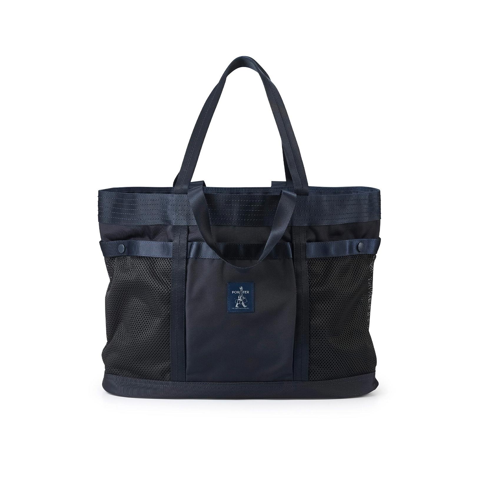 【PORTER INTERNATIONAL】ROAM托特包(L) 深藍色  11878-00205
