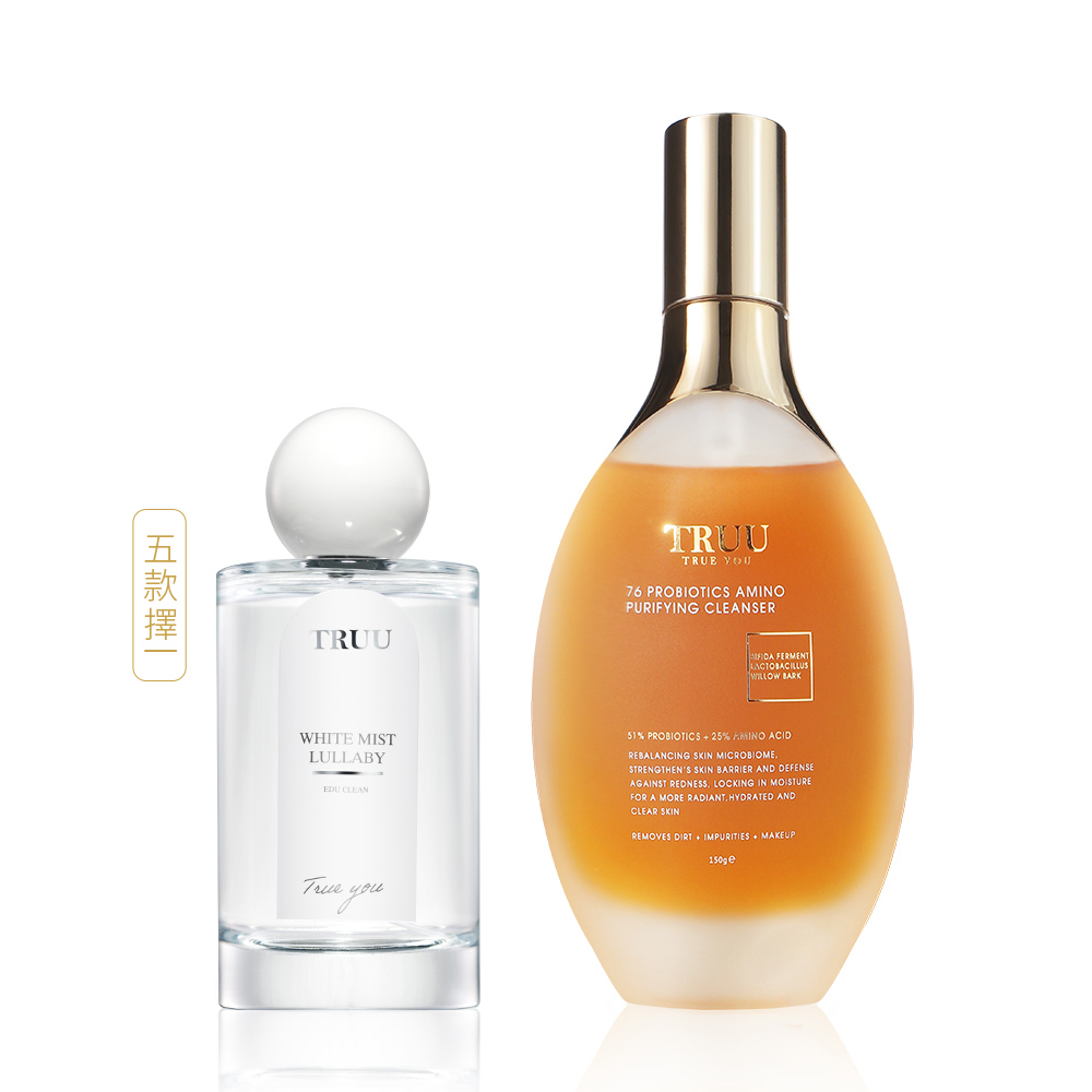 【新品上市預購價】淨謐之境香水（白霧沉語、山嵐幽風、旭日野玫、無垠之心、森澤羽息）擇一+（76酵母胺基酸淨膚潔顏露／76水楊酸酵母淨膚潔顏露）擇一