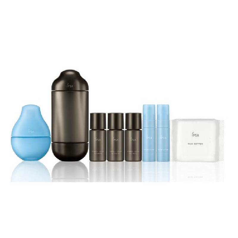 【IPSA】修護啟動 全能抗老組(極境新生修護精華霜150ml+30ml*3+日夜全能修護藍精華50ml+9ml*2+化妝棉20入+IPSA風格提袋)(女王節DM商品)