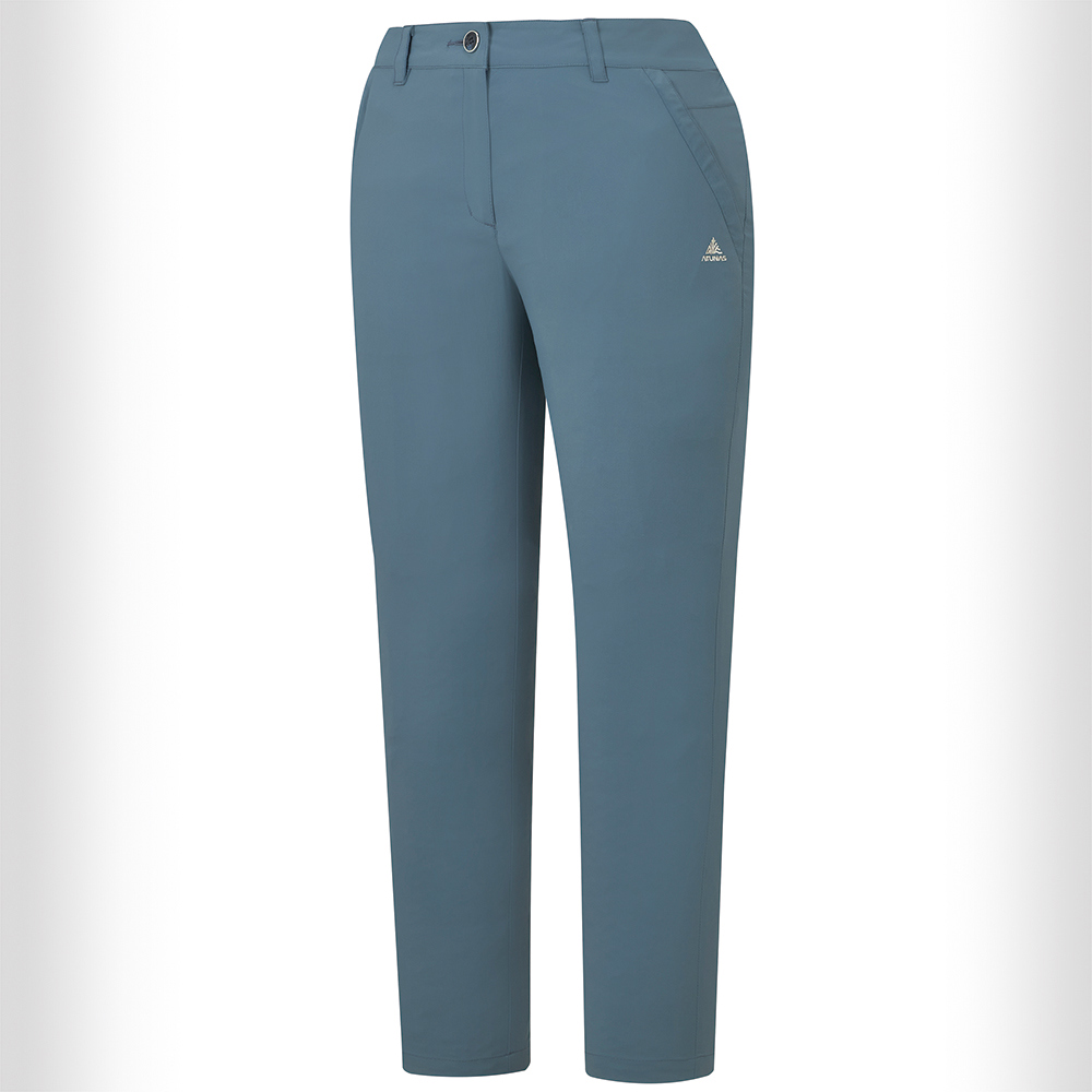 【網路專屬款】女款彈性長褲(A8PAHH02W藏青/機能登山褲/吸溼排汗褲/休閒彈性褲)