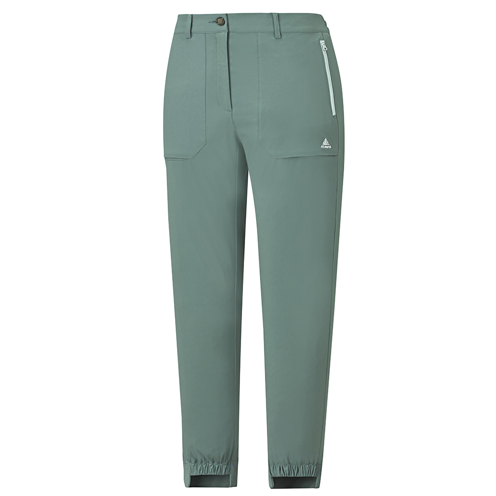 女款驅蚊防曬蚊瘋不動彈性長褲(A1PA2602W霧綠/機能長褲/防蚊褲/彈性長褲)