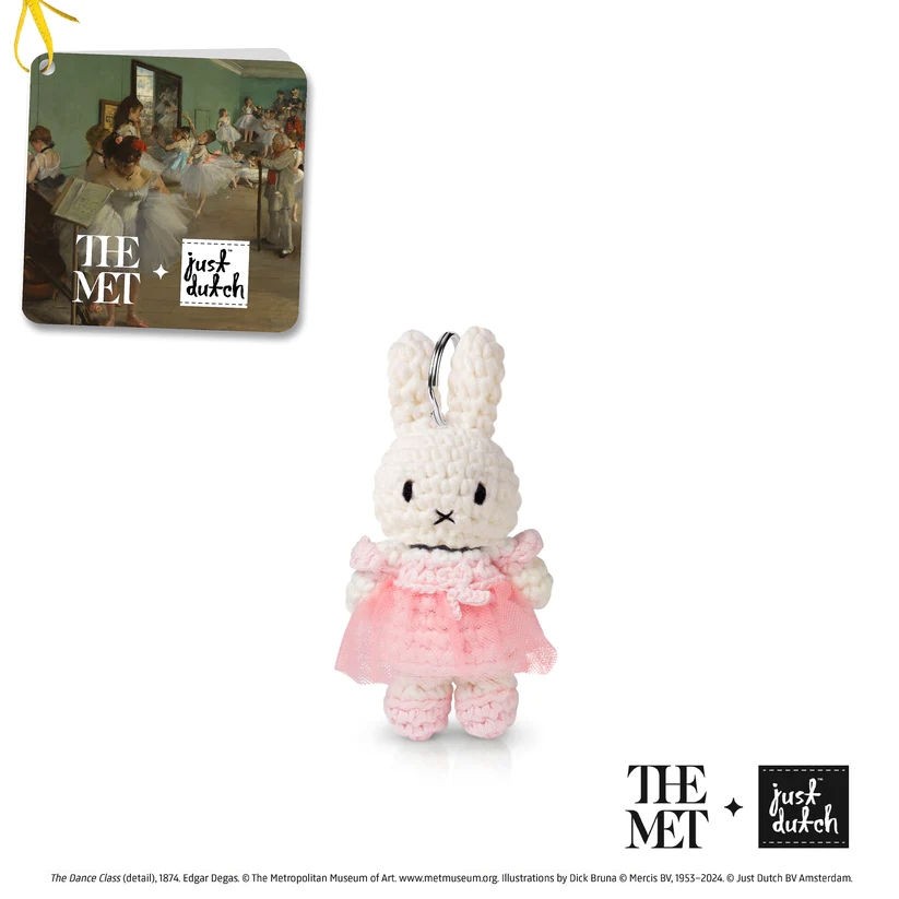 Just Dutch Miffy 手工編織 鑰匙圈 - 竇加 芭蕾女伶 Degas