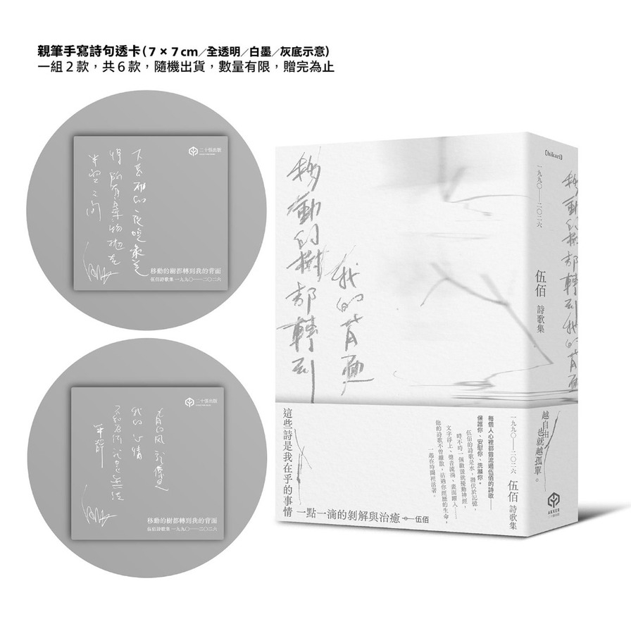 移動的樹都轉到我的背面【伍佰詩歌集1990-2026】(透卡版)