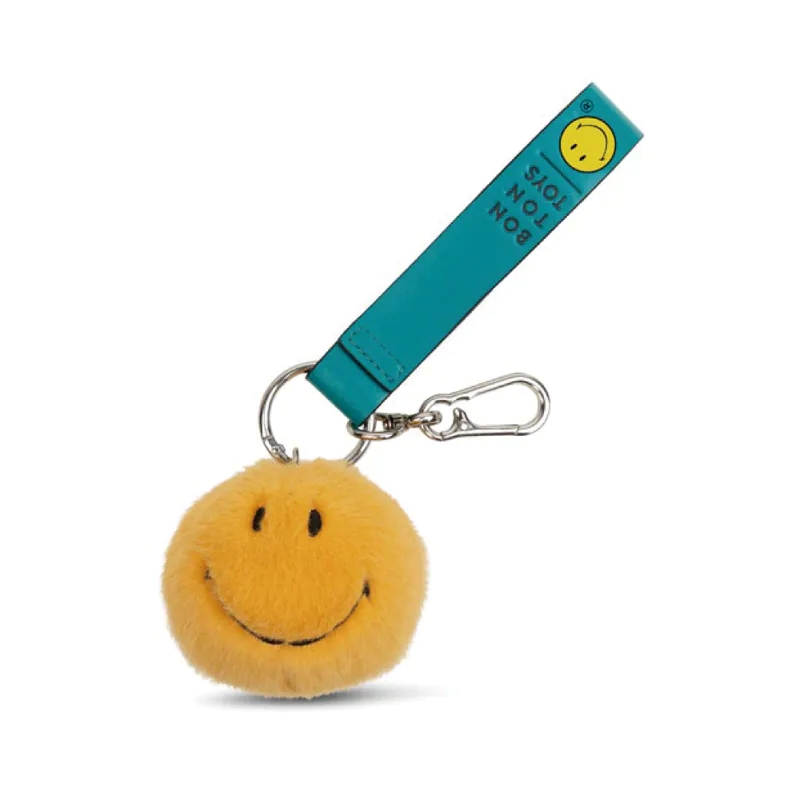 BON TON TOYS Smiley笑臉環保毛絨背包吊飾-7cm (2色可選)