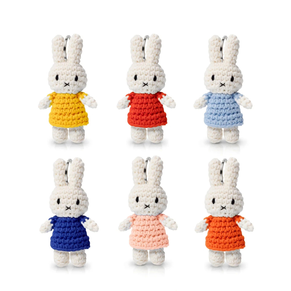 Just Dutch Miffy手工編織 鑰匙圈 - 多色可選
