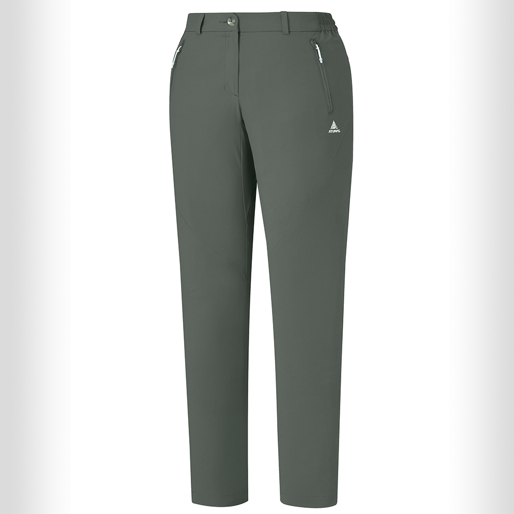 女款驅蚊防曬蚊瘋不動彈性長褲(A1PA2610W橄綠/機能長褲/防蚊褲/彈性長褲)