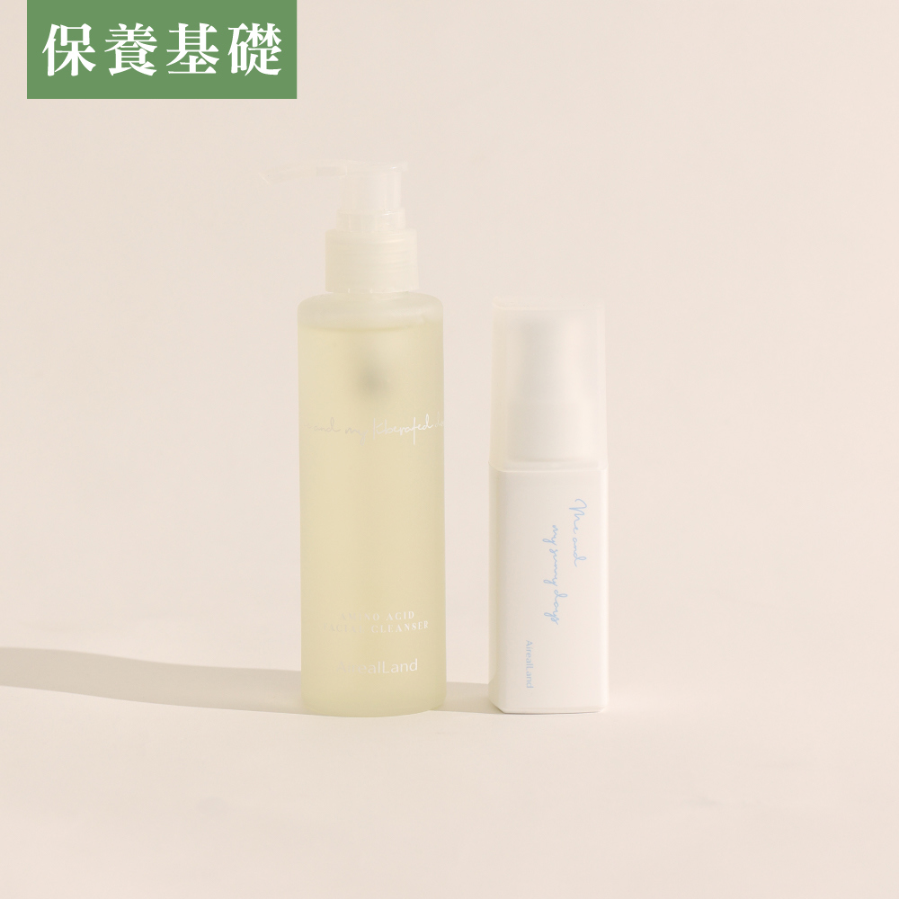 【保養基礎組】初生肌淨澈潔顏露 120mL + 禦光綻白清爽防曬隔離乳32g