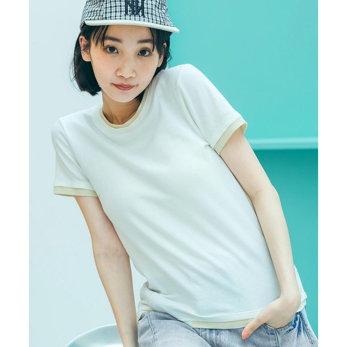 niko and女基本款假兩件短袖上衣-三色-637974