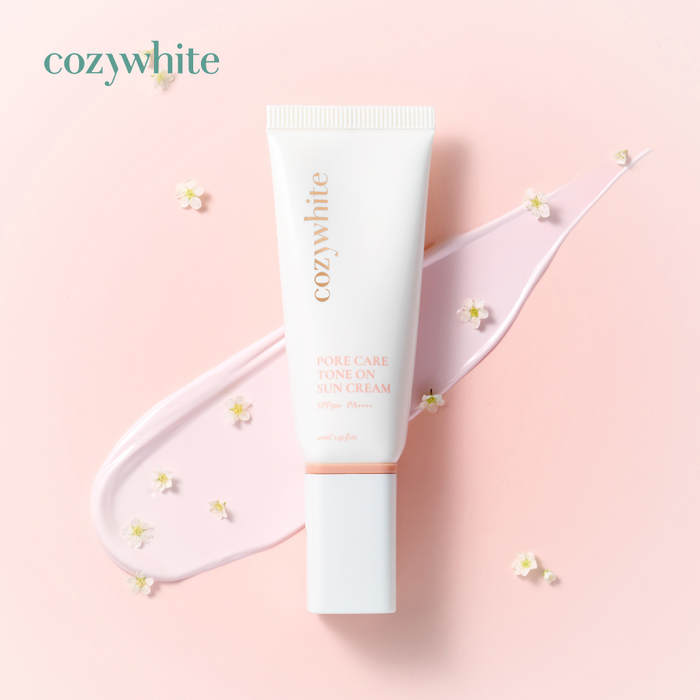 【懶人裸肌神器】cozywhite 心機光感漾白裸肌霜 40mL：乾淨的光感裸肌！由內透出自然光感｜敏弱肌安心使用，服貼不泛白