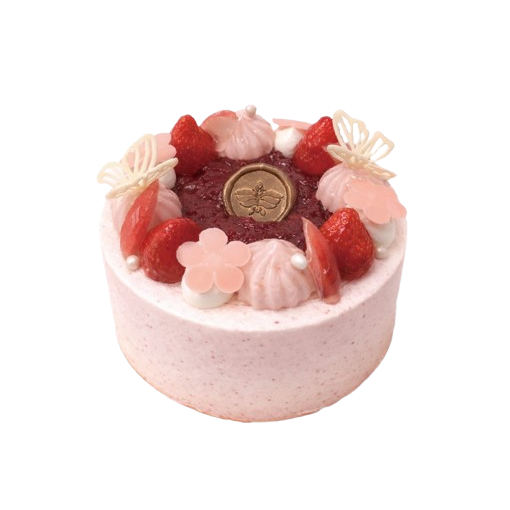 【Kaffee Amadeus】草莓白桃蛋糕 6吋(女王節DM商品)